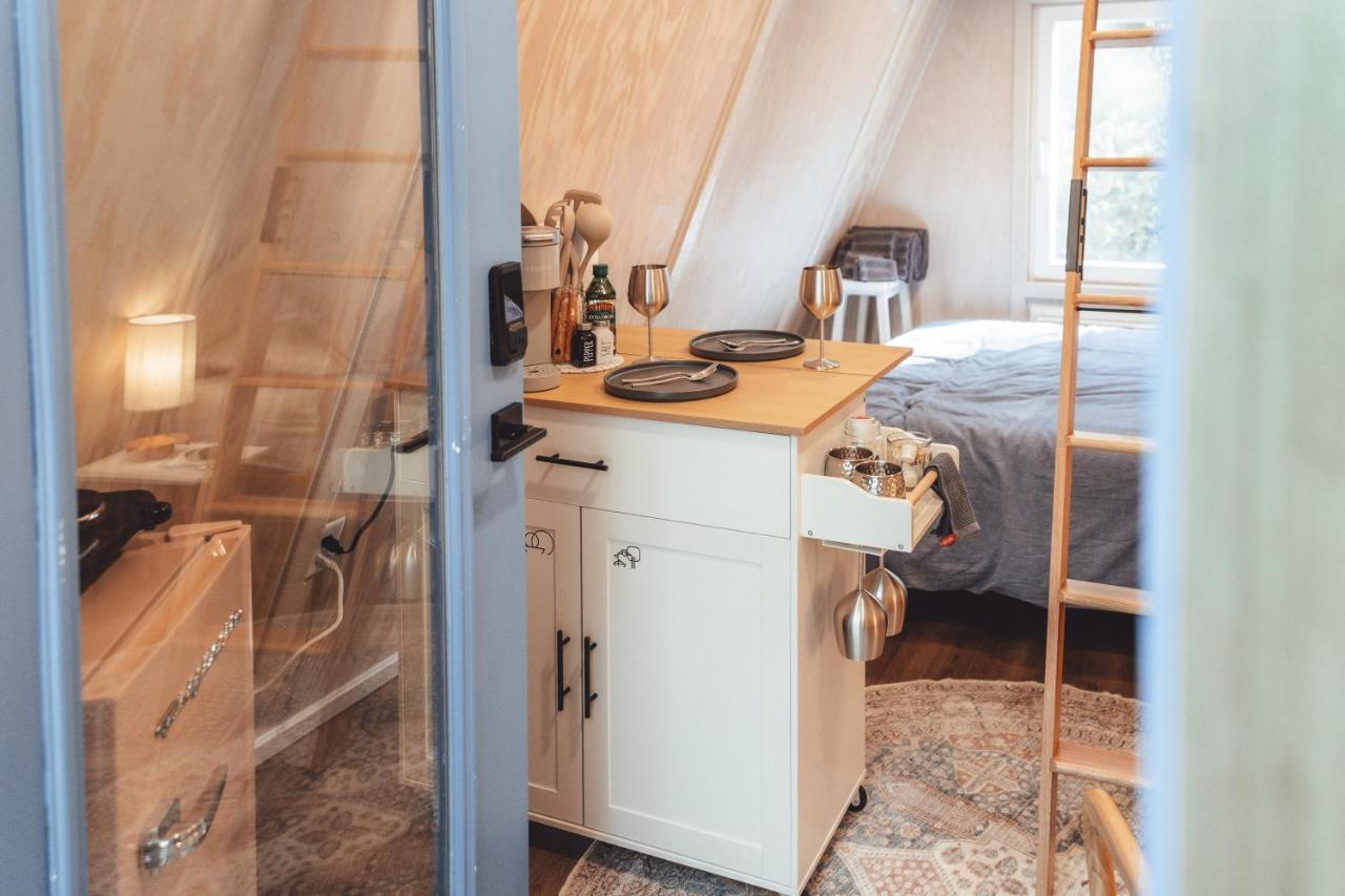Blue Brambler Glamping A-Frame Apartment Rockbridge Exterior foto