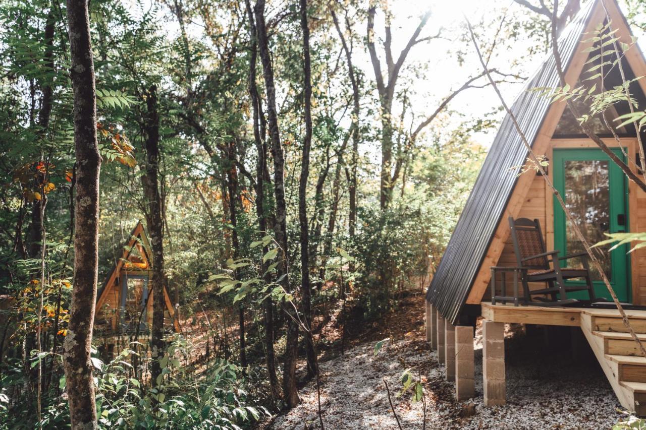Blue Brambler Glamping A-Frame Apartment Rockbridge Exterior foto