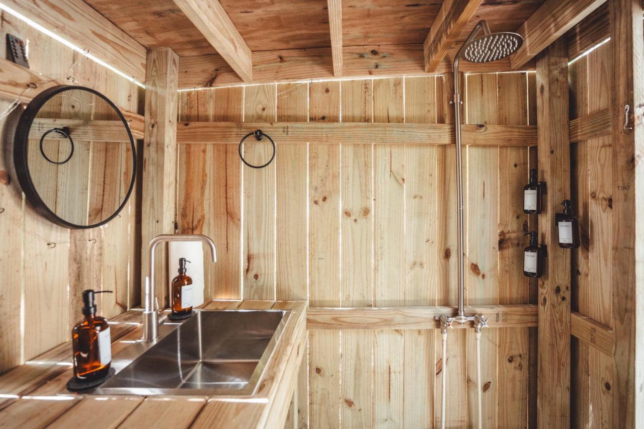 Blue Brambler Glamping A-Frame Apartment Rockbridge Exterior foto